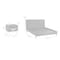 Armen Living Carnaby Queen 3 Piece Bedroom Set in Black Brushed Oak Wood SETCFBDBLQN3A - alternate 3